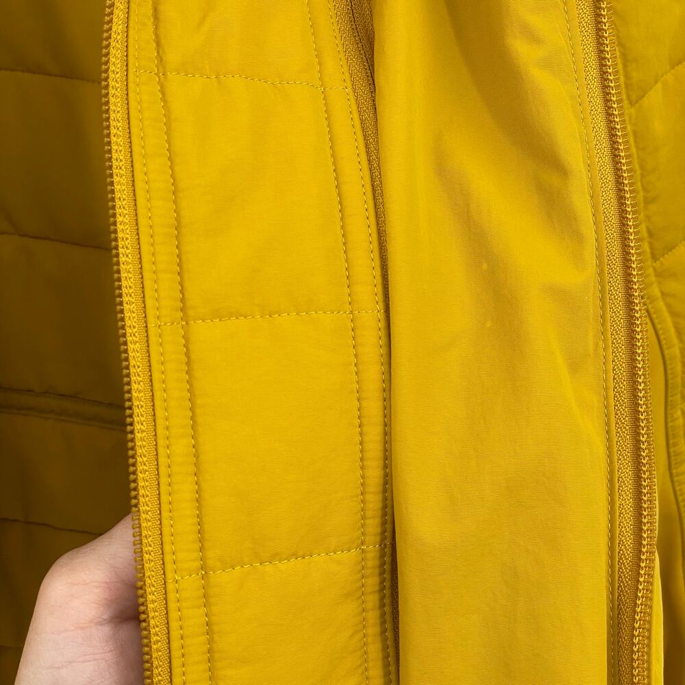 Lululemon Another Mile Jacket Honeycomb Gold Mustard Yellow Running Coat Hood 6 - Picture 7 of 14